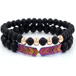 Pulsera de motociclista con perla - Vignette | Boutique biker