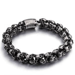 Bracelet biker tête de mort - Vignette | Boutique biker