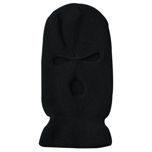 Cagoule moto hiver coupe-vent à 3 trous en coton, chaude et respirante, unisexe