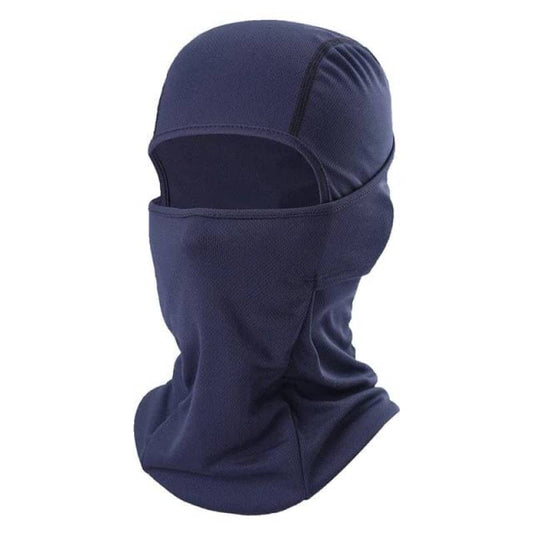 Cagoule moto bleu marine unisexe, respirante et confortable sous casque, protection coupe-vent pour l’hiver