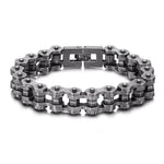 Bracciale biker in acciaio - Tacca ottagonale - Vignette | Boutique biker