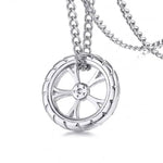 Colgante de motocicleta - Rueda de motocicleta (con cadena) - Vignette | Boutique biker