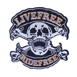 Distintivo da motociclista - Vivi libero, guida libero - Vignette | Boutique biker