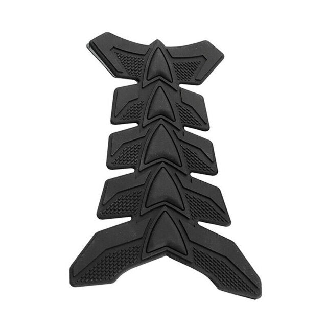 Grip de réservoir moto noir antidérapant avec motif en flèches