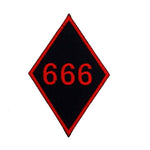 Patch biker 666 - Vignette | Boutique biker