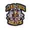 Patch biker brodé 3D Land of the Free à coudre sur veste ou gilet moto