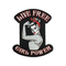 Patch brodé girl power pour femme biker à coudre sur veste ou sac moto