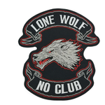 Toppa da motociclista - Lupo solitario - Vignette | Boutique biker