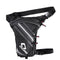sacoche de cuisse moto unisexe en polyester 600D, cuir PU et PVC, étanche avec sangles réglables, fermeture zippée et bandes réfléchissantes