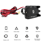 Support de téléphone pour moto avec chargeur - Vignette | Boutique biker