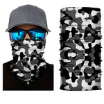 Scaldacollo da motocicletta bianco e nero - Vignette | Boutique biker