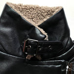 Giacca biker da donna - Collo in pelle di pecora - Vignette | Boutique biker