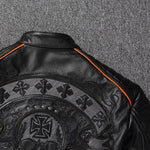 Chaqueta de motociclista para hombre - Calavera - Vignette | Boutique biker
