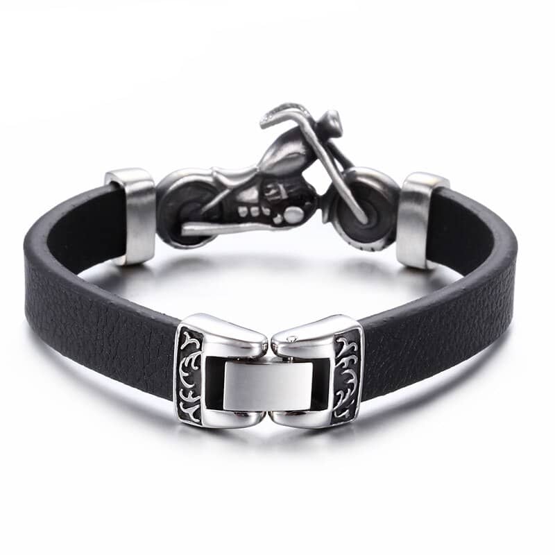 Bracelet cuir homme biker | Boutique biker