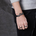 Pulsera de cuero para motociclista - Chopper - Vignette | Boutique biker