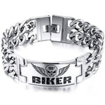 Bracciale biker in acciaio - 100% biker - Vignette | Boutique biker