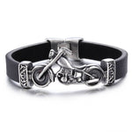 Pulsera de cuero para motociclista - Chopper - Vignette | Boutique biker