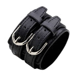 Bracelet biker en cuir Rock'n'roll - Vignette | Boutique biker