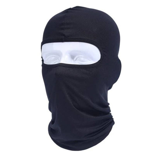 Cagoule moto bleu marine chaude pour l’hiver, unisexe et respirante, à glisser sous un casque