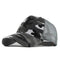 casquette moto camouflage homme style militaire noir et gris ajustable avec filet respirant