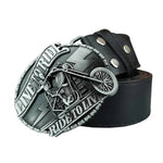 Cinturón de motociclista: Vive para rodar, rueda para vivir - Vignette | Boutique biker