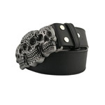 Cintura da motociclista - Triplo teschio - Vignette | Boutique biker