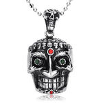 Colgante de motocicleta - Calavera egipcia (Con cadena) - Vignette | Boutique biker