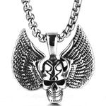 Colgante de motocicleta - Calavera (Con cadena) - Vignette | Boutique biker