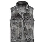 Chaleco vaquero de motero - Oscuro - Vignette | Boutique biker