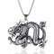 Pendentif dragon chinois en acier inoxydable 316L pour homme et femme
