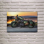 Poster de moto militaire - Vignette | Boutique biker