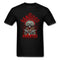 T-shirt Moto Los Bandidos Muertos noir squelette bandit mexicain sombrero revolver design biker.